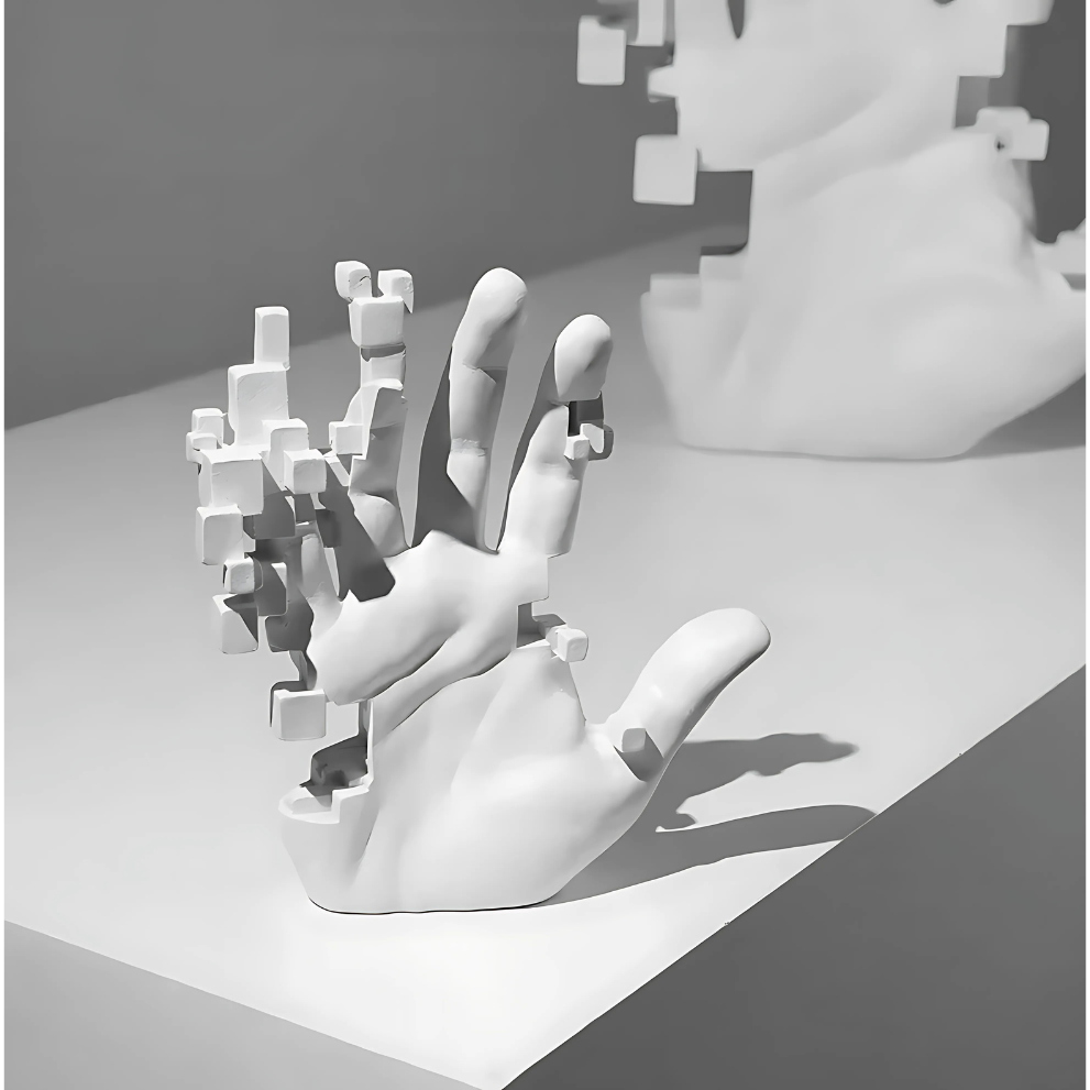 Fragmented Hand Statue