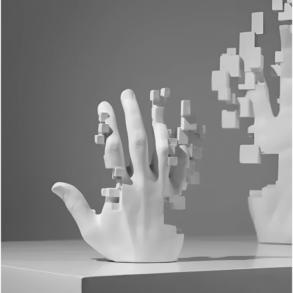 Fragmented Hand Statue